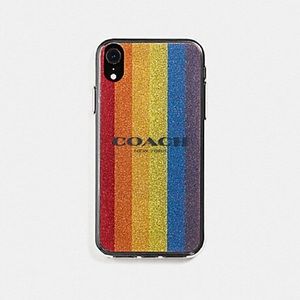 Coach Accessories - COACH RAINBOW GLITTER IPHONE XR CASE F75856 NWT Coach Accessories - COACH RAINBOW GLITTER IPHONE XR CASE F75856 NWT